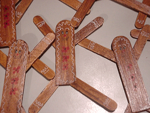 Gingerbread Stick Ornaments