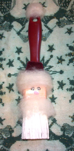 Santa Paint Brush Decoration